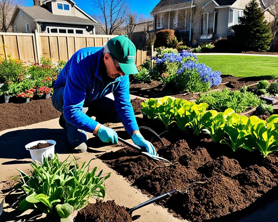 Gartenerde vorbereiten für das Frühjahr