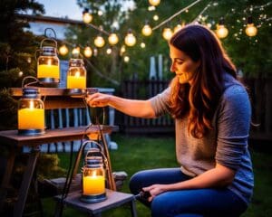 Gartenlaternen selber machen: DIY-Projekte für den Garten