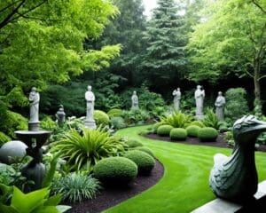 Gartenstatuen als Blickfang: Die besten Platzierungstipps