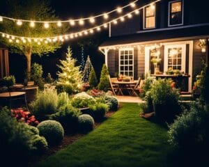 Lichterketten im Garten: So bringen Sie Licht ins Dunkel