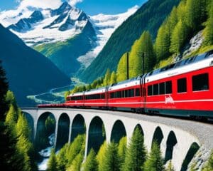 Mit dem Zug durch die Schweiz: Der Bernina Express