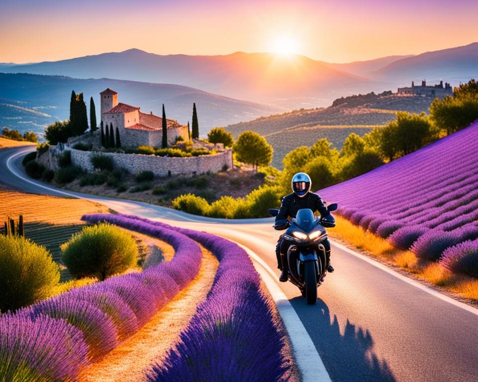 Motorradabenteuer Provence