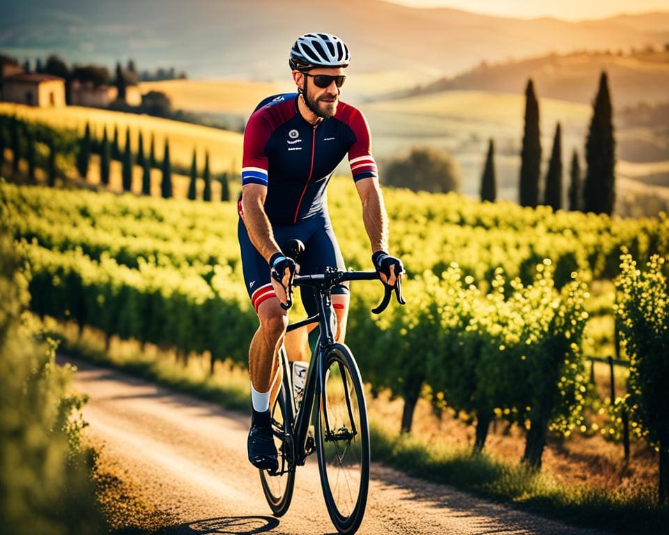 Radeln durch die Toskana: Weinberge und Kultur
