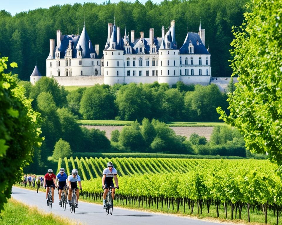 Radfahren durch das Loiretal: Schlösser und Weinberge