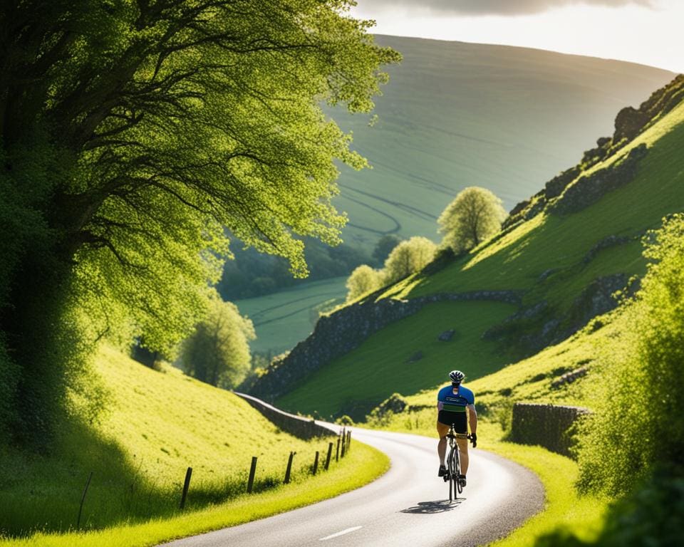 Radfahren durch das grüne Irland