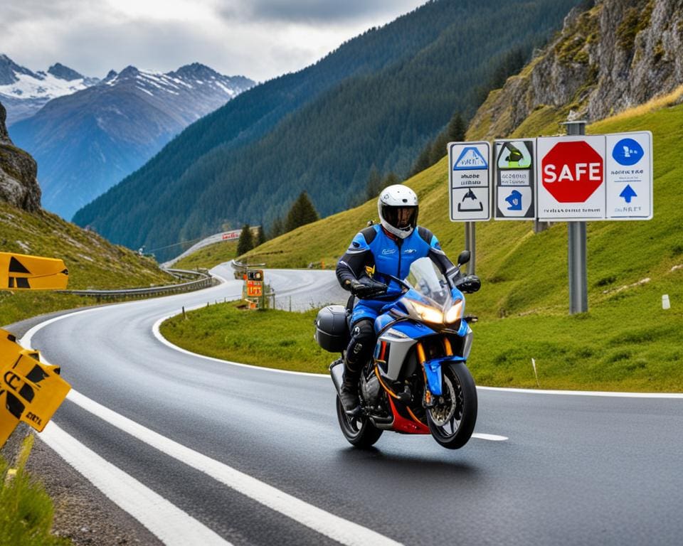 Sicherheitsvorkehrungen für Biker in den Pyrenäen