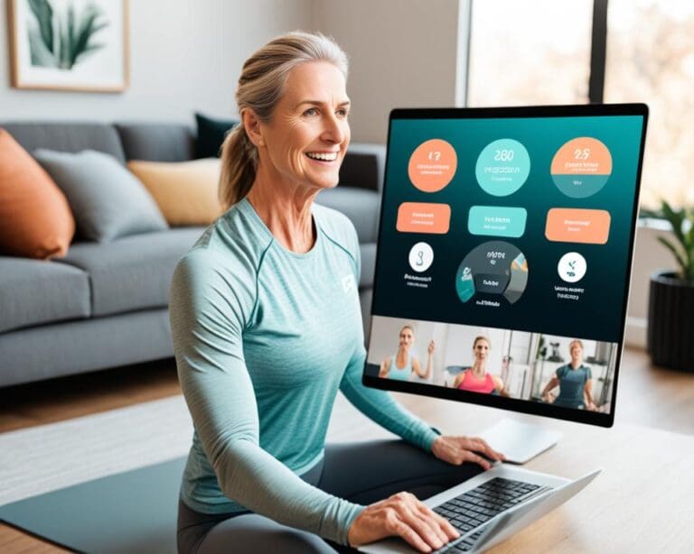 Virtuelle Fitnesskurse: Training von zu Hause