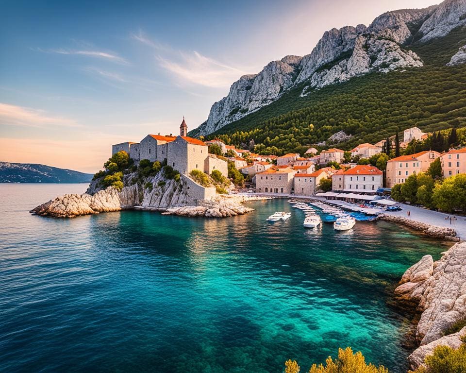 beeindruckende Landschaft der Adriaküste Kroatien