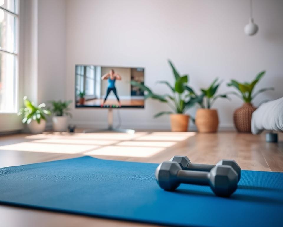 Flexibilität und Komfort in virtuellen Fitnesskursen