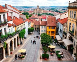 Historische Plätze in Coimbra, Portugal