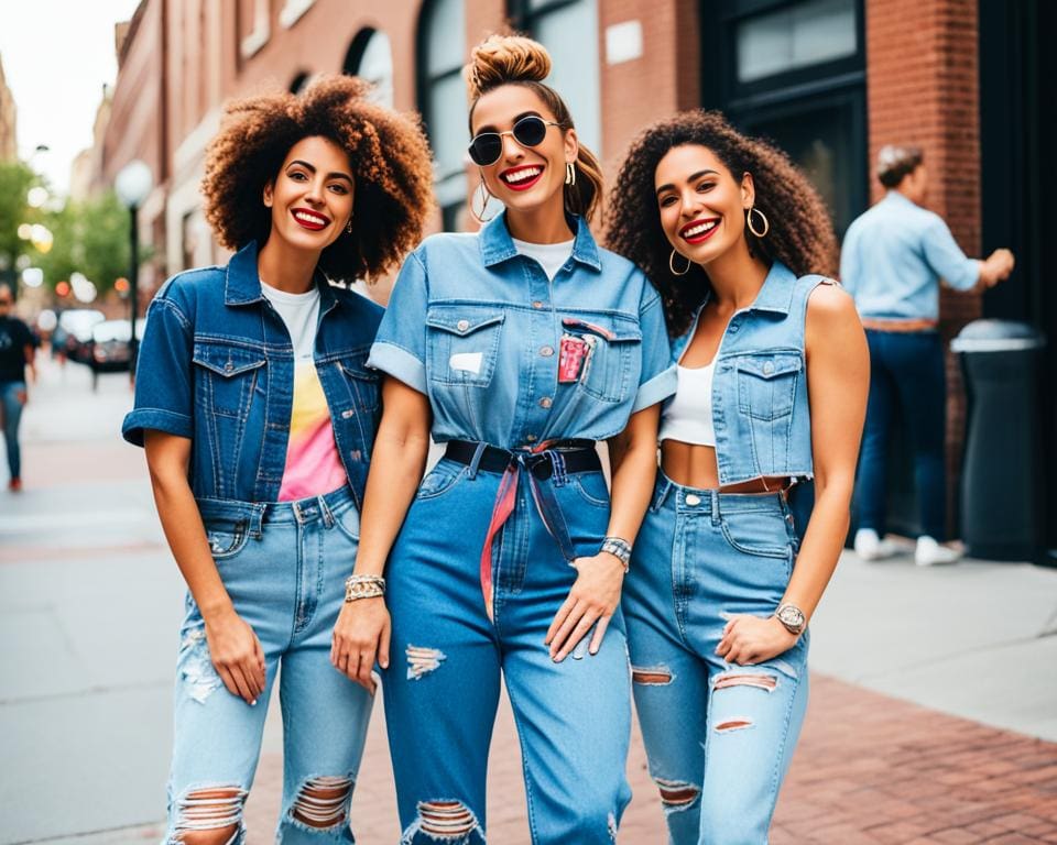 Kreative Denim Outfits