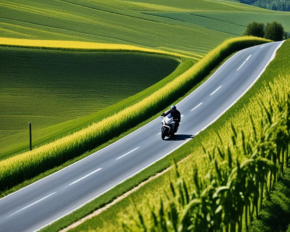 Mit dem Motorrad durch die Po-Ebene