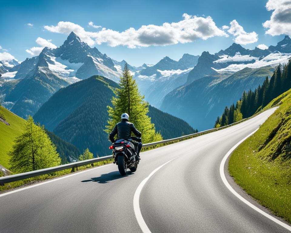 Motorradreisen Alpen Schweiz Österreich