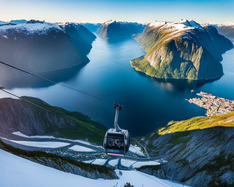 Norwegens Seilbahn-Routen