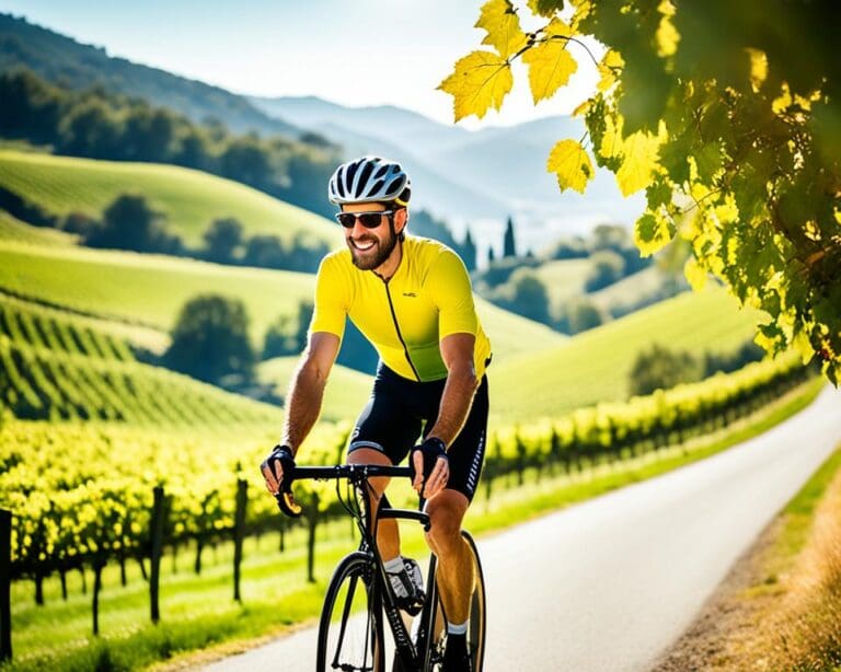 Radfahren durch das Loiretal: Schlösser und Weinberge