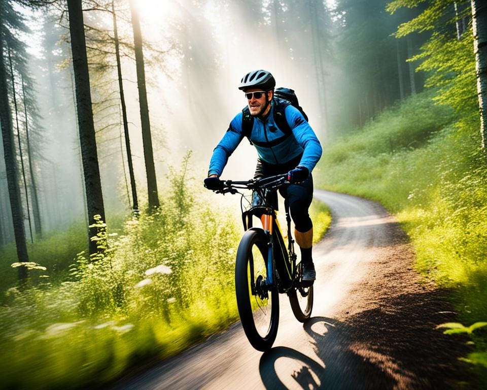 Radfahren durch die unberührte Natur Estlands