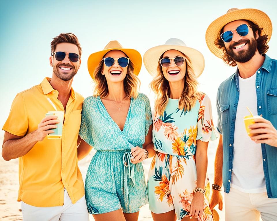 Sommerliche Outfits für heiße Tage