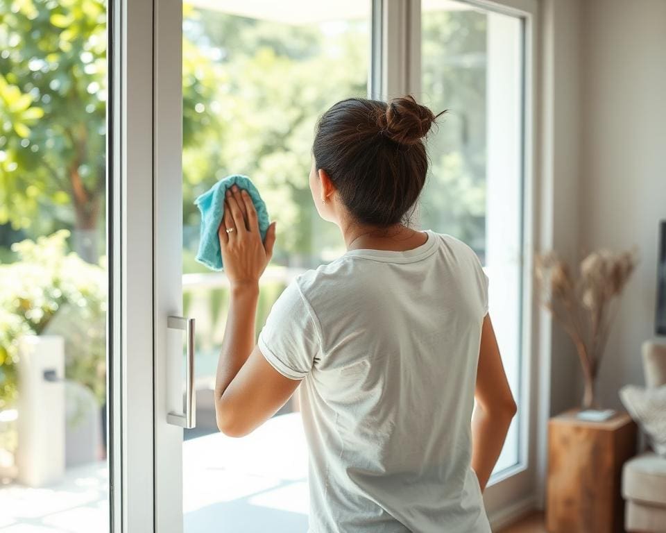 Tipps zur Pflege von Glastüren und Fenstern