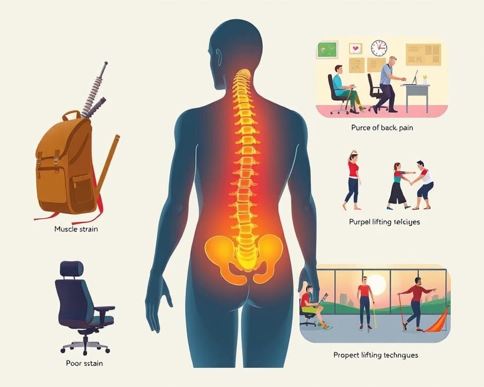 Ursachen von Rückenschmerzen