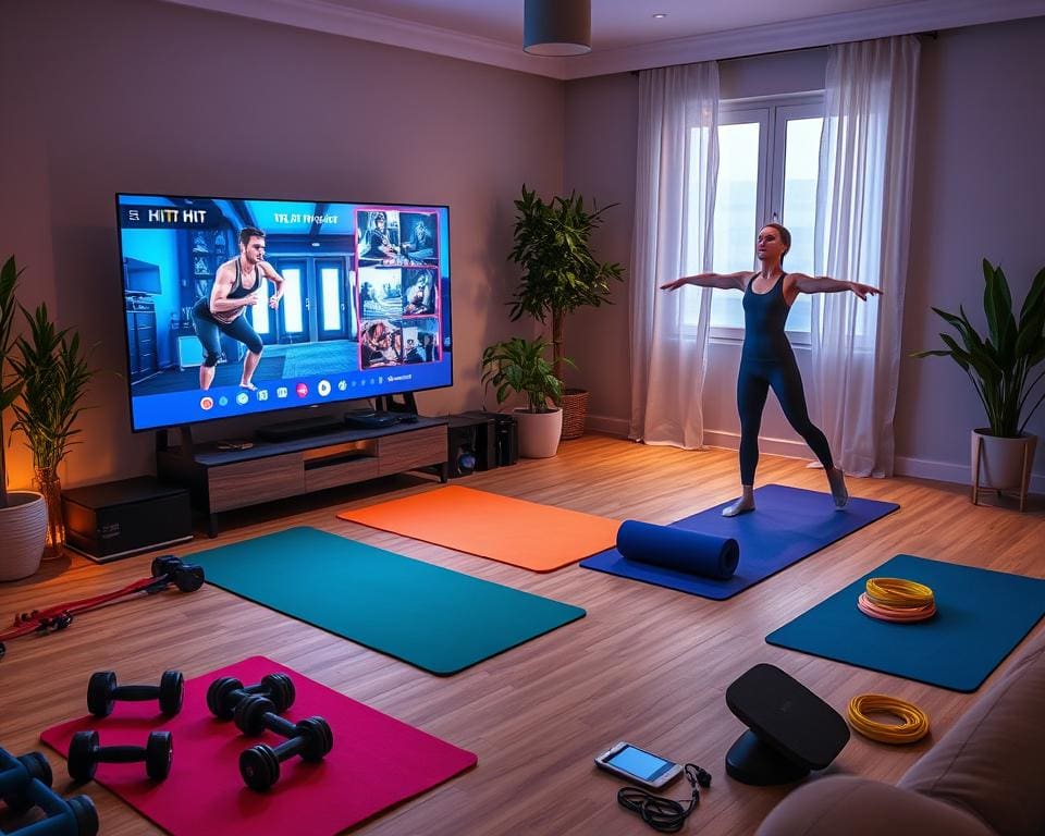 Virtuelle Fitnesskurse: HIIT, Yoga und mehr von zu Hause