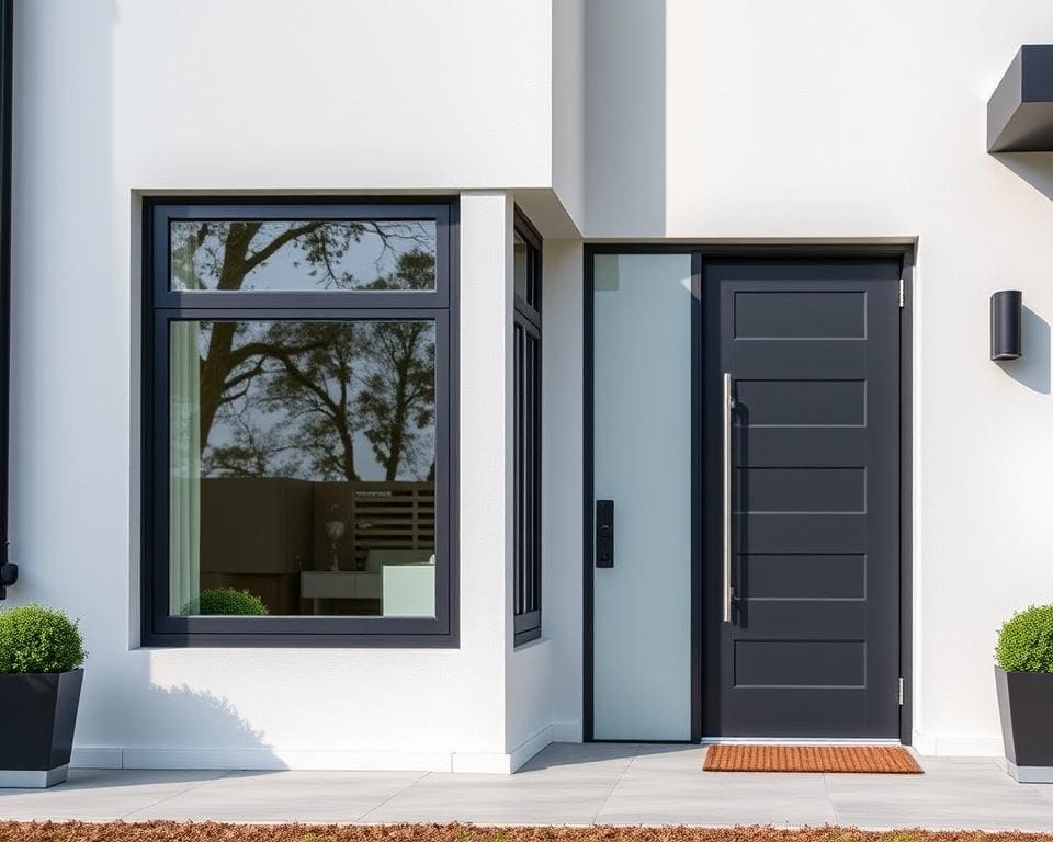 moderne Fenster und Türen mit Einbruchschutz