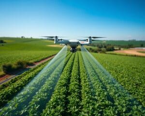 Können Drohnen die Bewässerung von Ackerflächen automatisieren?