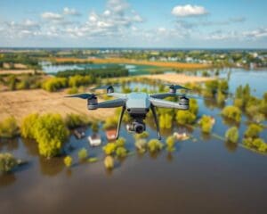 Können Drohnen die Überwachung von Hochwassergebieten verbessern?