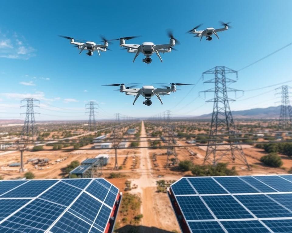 Können Drohnen die Überwachung von Stromnetzen verbessern?