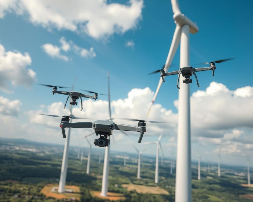 Können Drohnen die Überwachung von Windkraftanlagen verbessern?