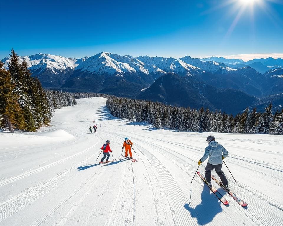 Skifahren in Davos