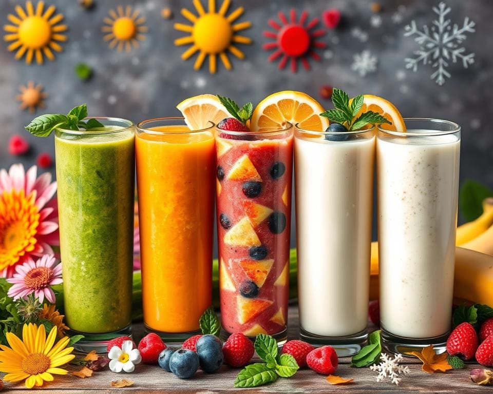 Smoothies für jede Jahreszeit: Gesunde Rezepte