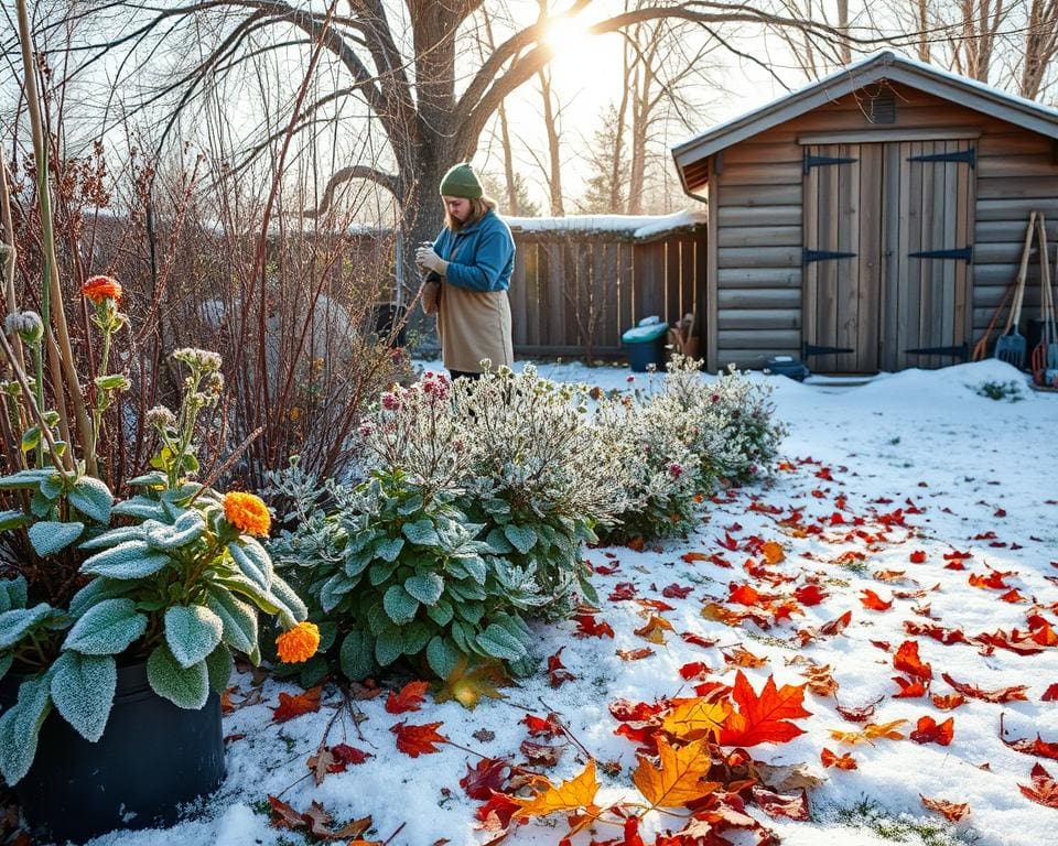 Wie du deinen Garten winterfest machst