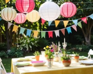 Wie du nachhaltige Partydeko bastelst