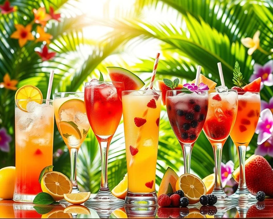 Alkoholfreie Sommerdrinks