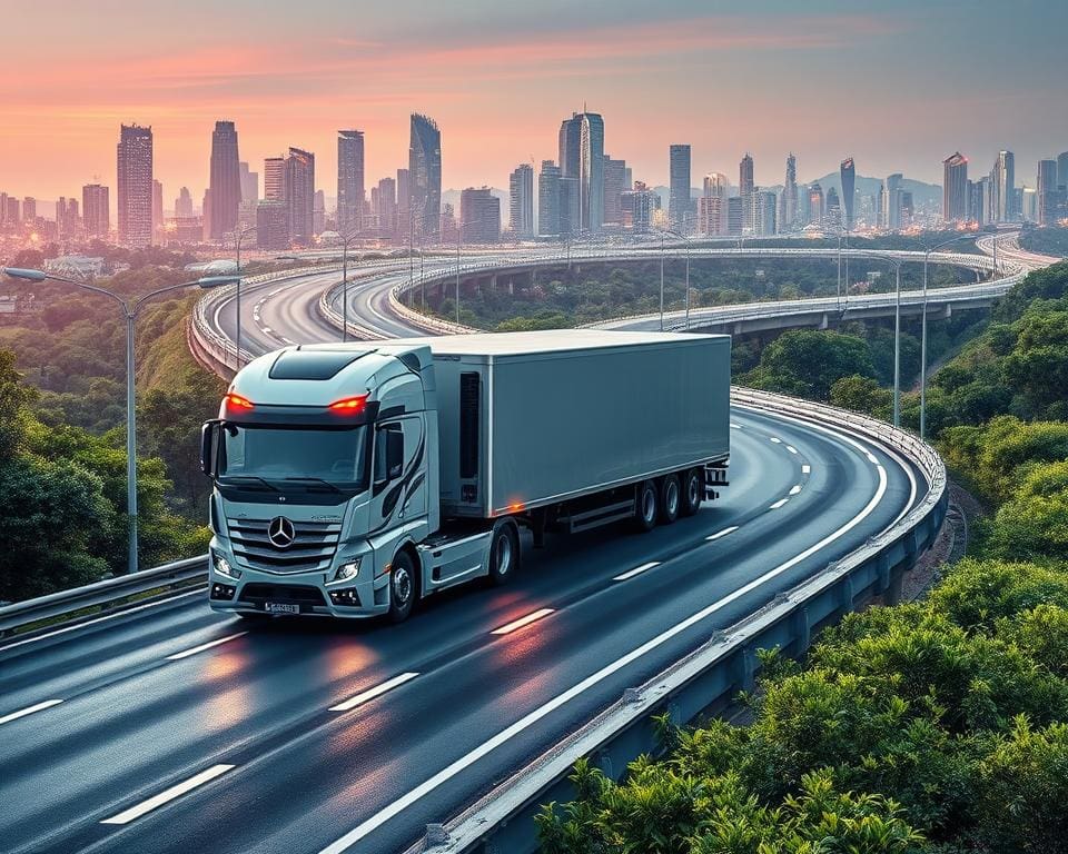 Autonome Lastwagen für den Schwerlastverkehr der Zukunft