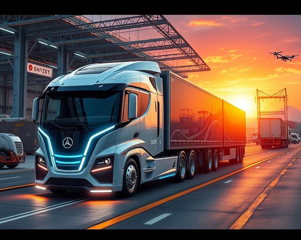 Autonome Lastwagen für den Schwerlastverkehr
