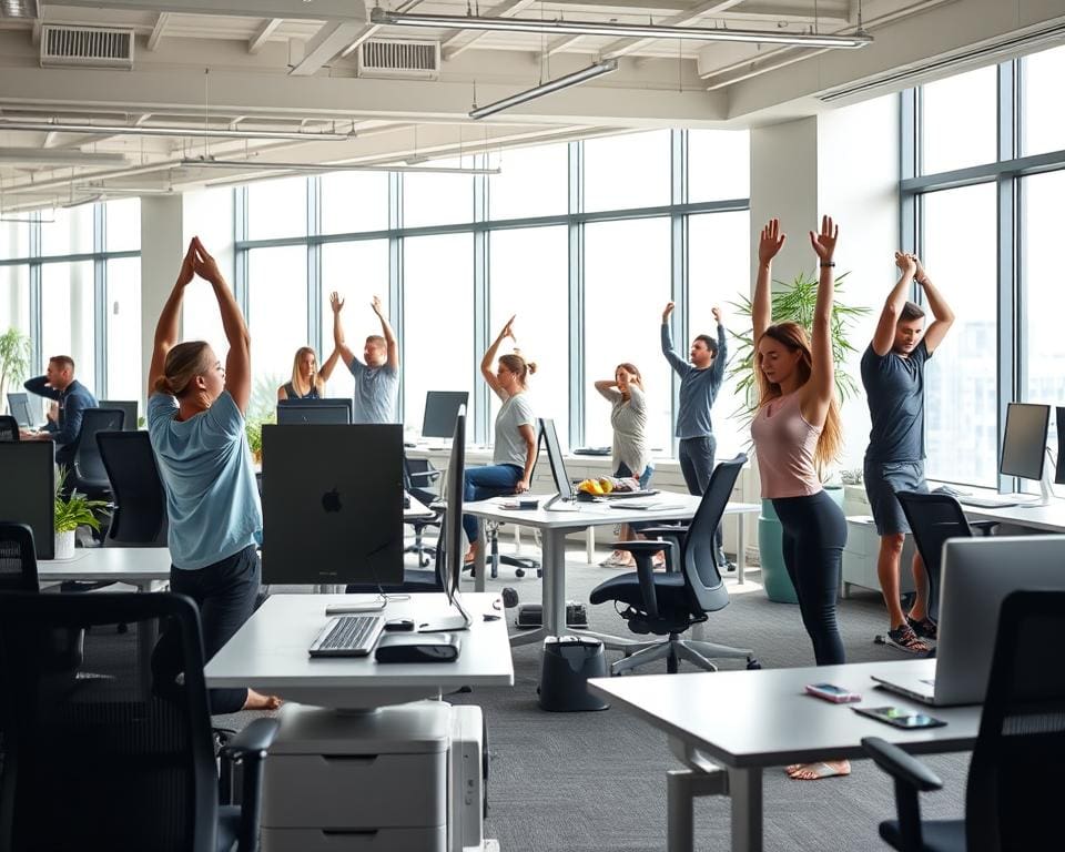 Büroübungen für mehr Fitness im Büro