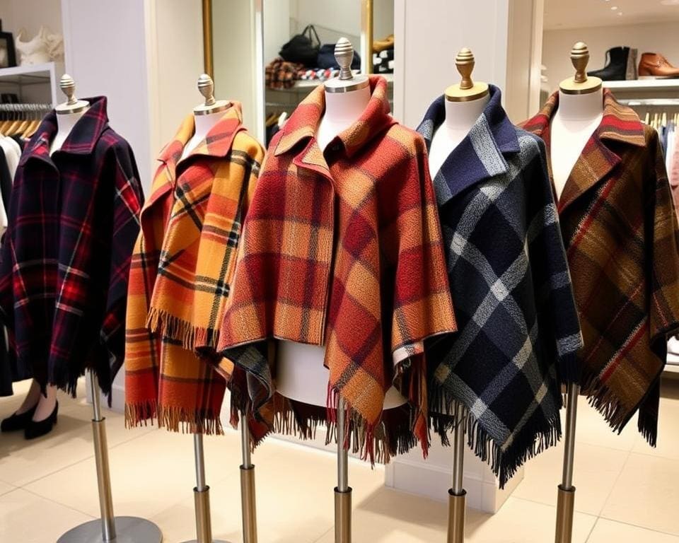 Capes mit Karomuster: Ein Klassiker im neuen Look