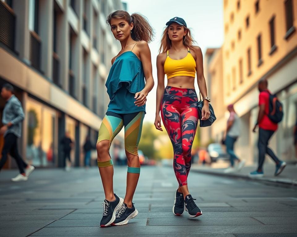 Capri-Leggings im Modaübergang