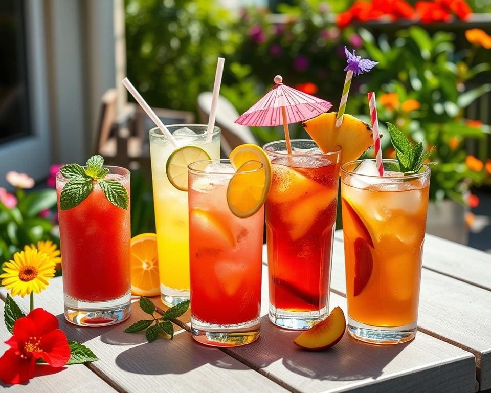 Die besten Drinks für heiße Sommertage