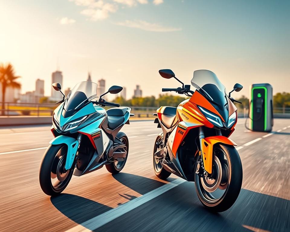 Elektrische Motorräder mit erweiterter Reichweite