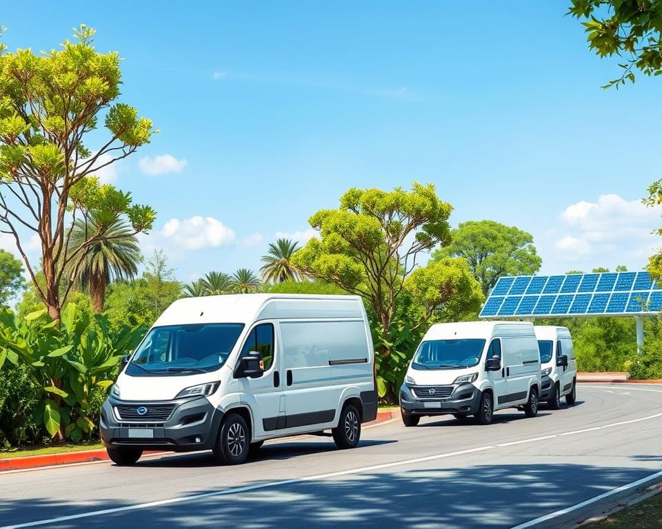Elektrische Transporter für nachhaltige Lieferketten