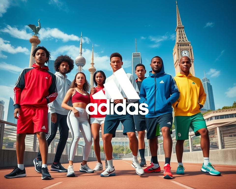 Globale Expansion von Adidas in der Sportmode