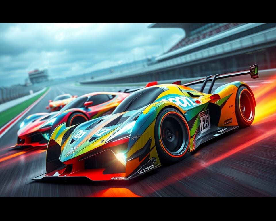 Hybridrennautos mit modernsten Antriebstechnologien