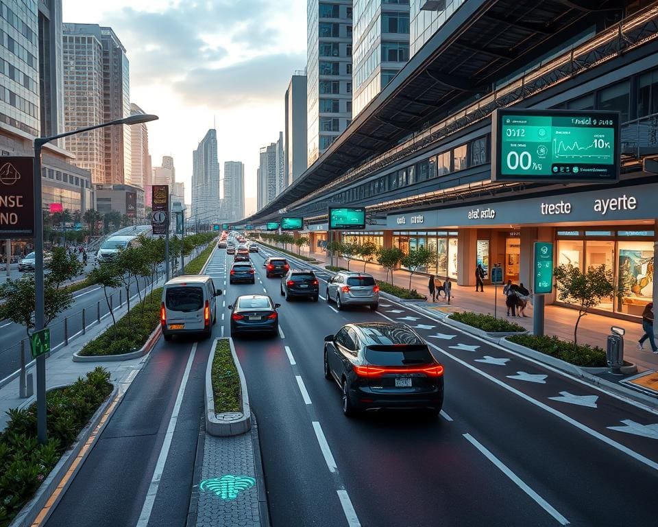 Können intelligente Straßen die Verkehrsflüsse verbessern?