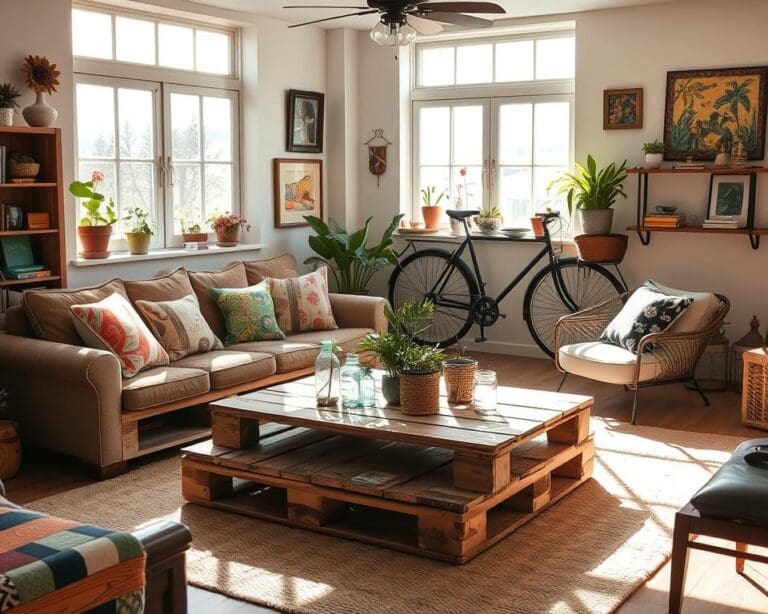 Kreative Recycling-Ideen für die Wohnung