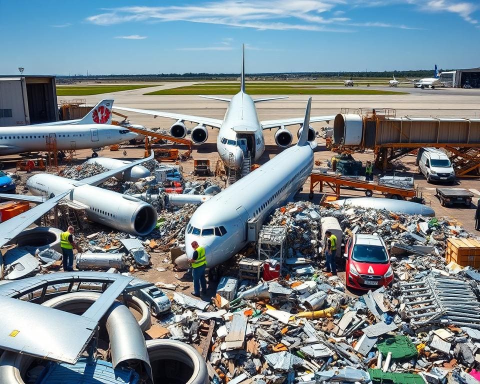 Material Recycling Luftfahrt