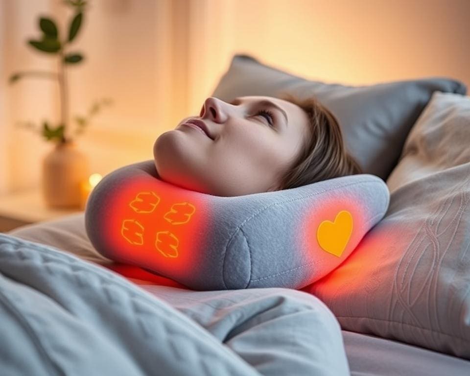 Nackenstützkissen mit Wärmefunktion