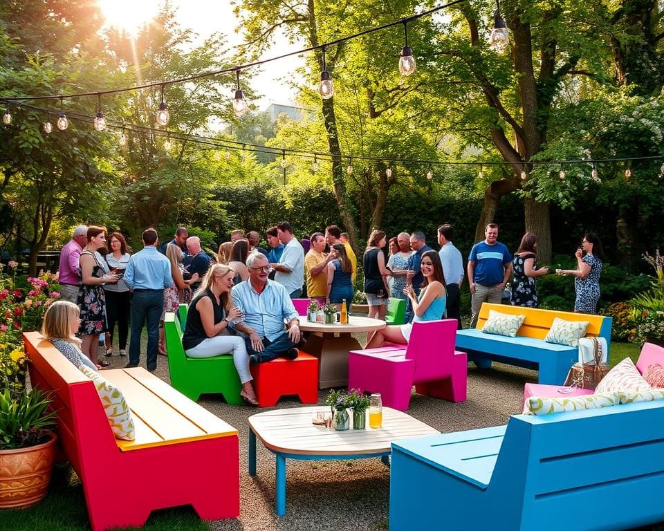 Outdoor-Möbel für Gartenpartys