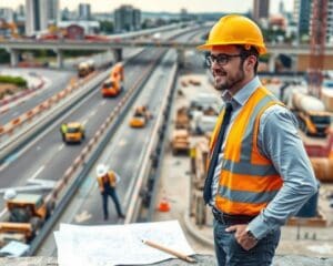 Projektmanager für Verkehrsprojekte: Straßen und Brücken effizient bauen